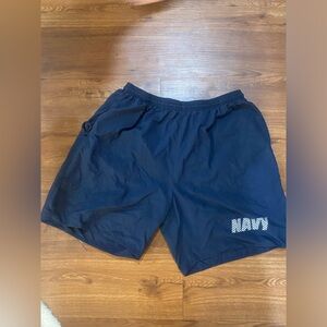 NAVY swim shorts